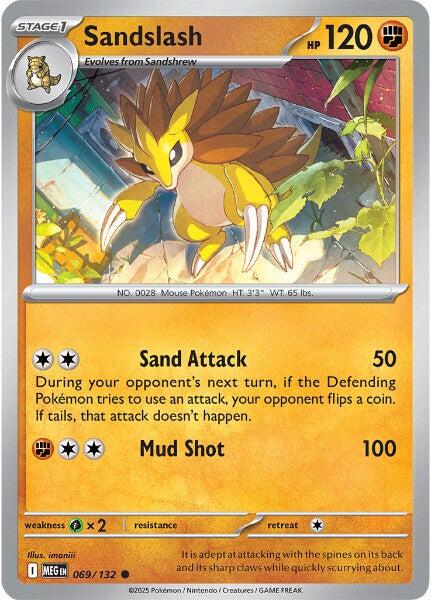 Mega Evolution Sandslash Pokémon card